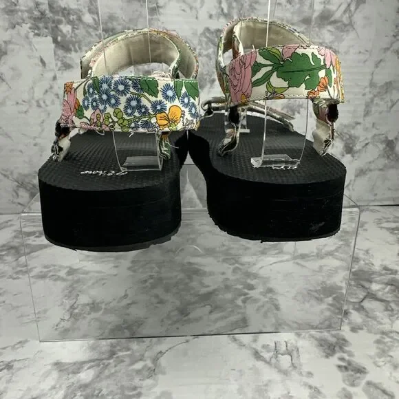 J.Crew Womens Sporty Strap Sandals Size 10 Liberty Mini Floral Walk Fabric - Picture 5 of 8